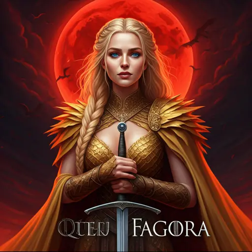 Königin Fagora. Die Drachenrolle oder Nosphre Rolle.
