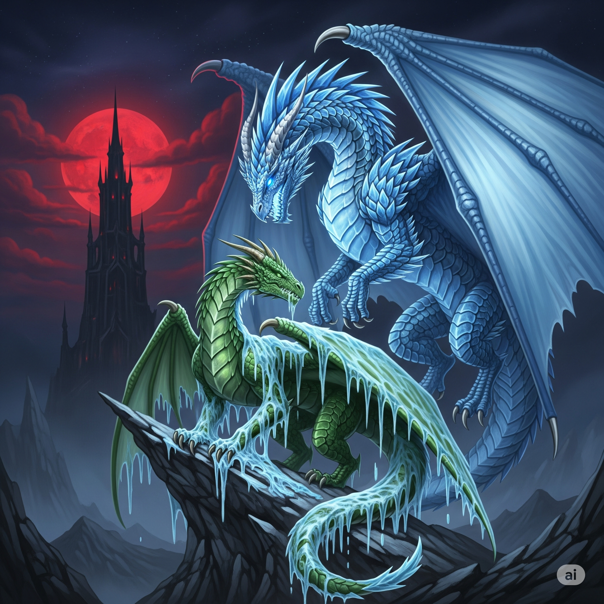 Königin Fagora. Schwert des Viskur. Der Eisdrache und Okesa
